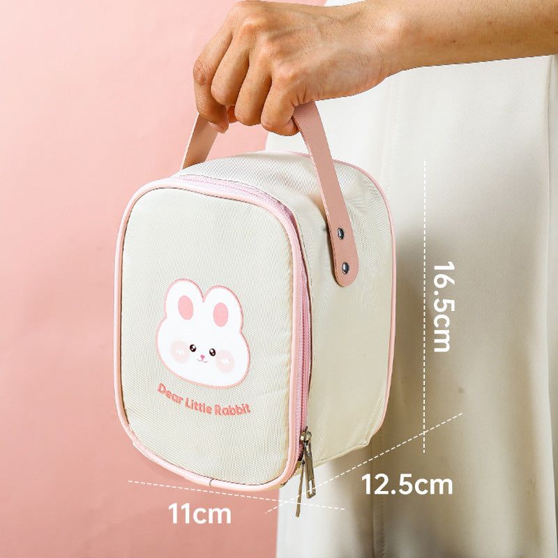 Cute Rabbit Insulated Thermal Lunch Bag Portable Food Storage