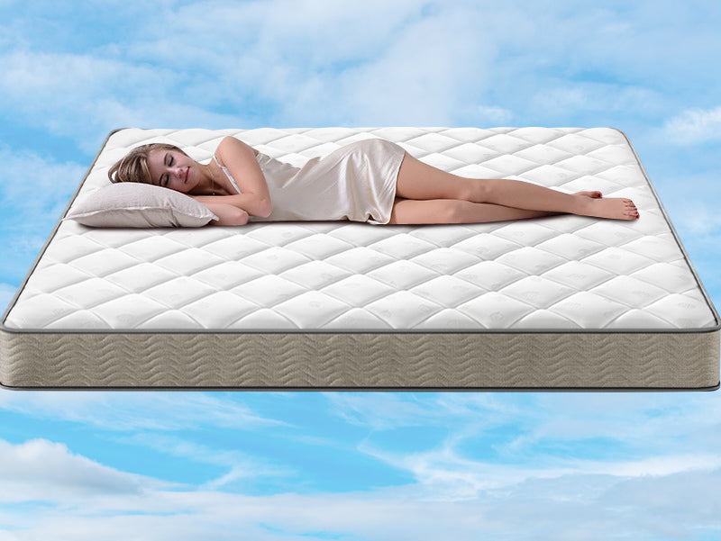Ultimate Comfort Double Innerspring Mattress & Heavy-Duty Bed Frame Set