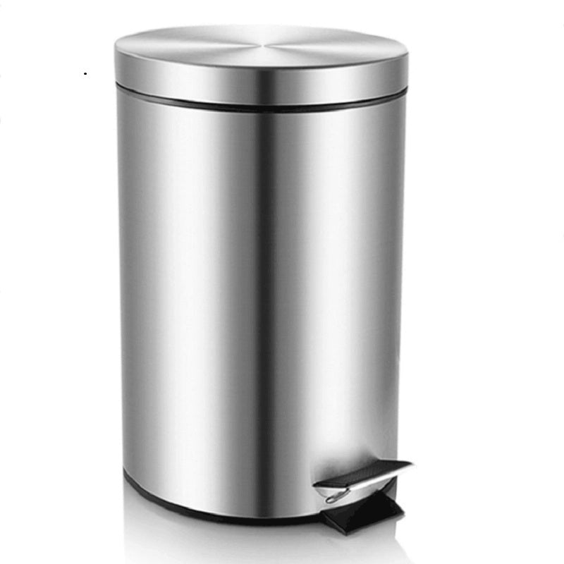 Stainless Steel Garbage Rubbish Bin with Pedal 5L