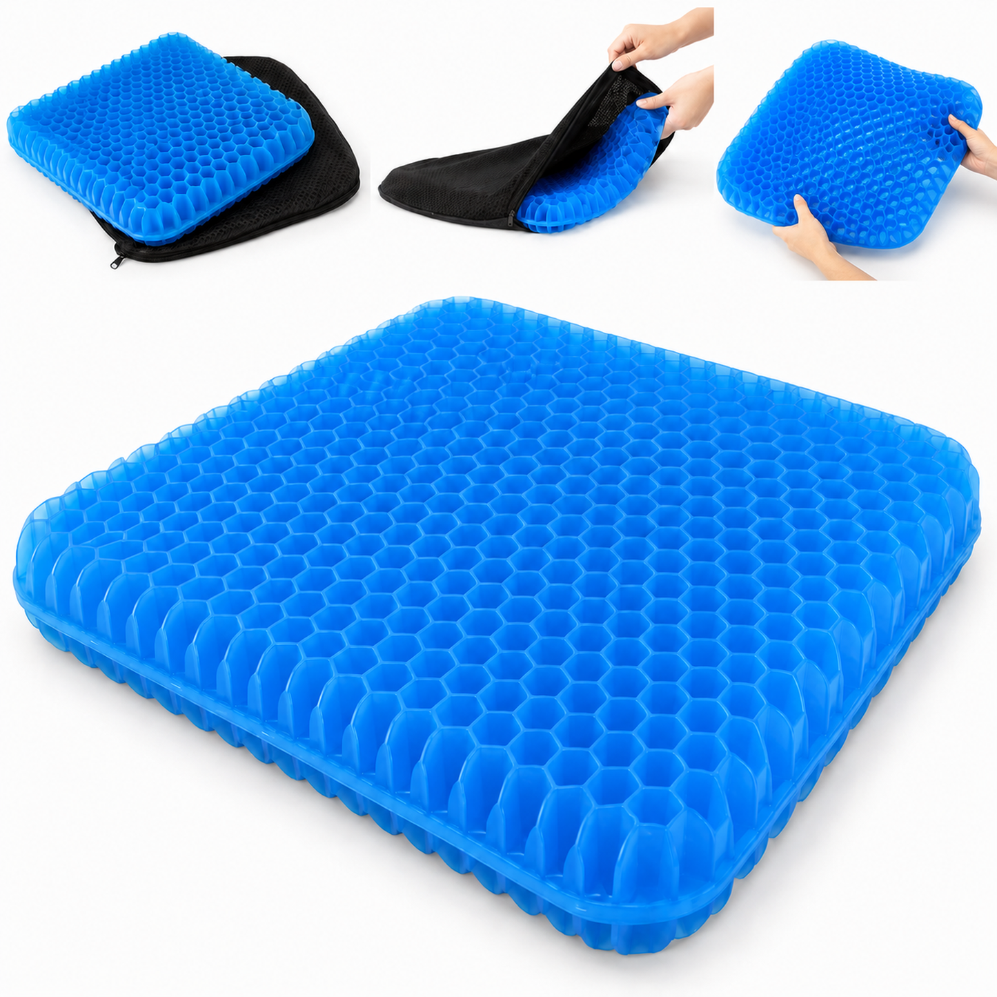 Orthopedic Gel Memory Foam Seat Support Cushion