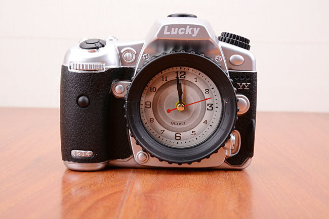 SLR Camera Desktop Alarm Clock