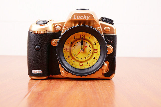 SLR Camera Desktop Alarm Clock