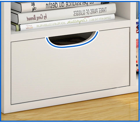 Sublime Large Desk Hutch Storage Shelf Unit Organizer (White Oak)