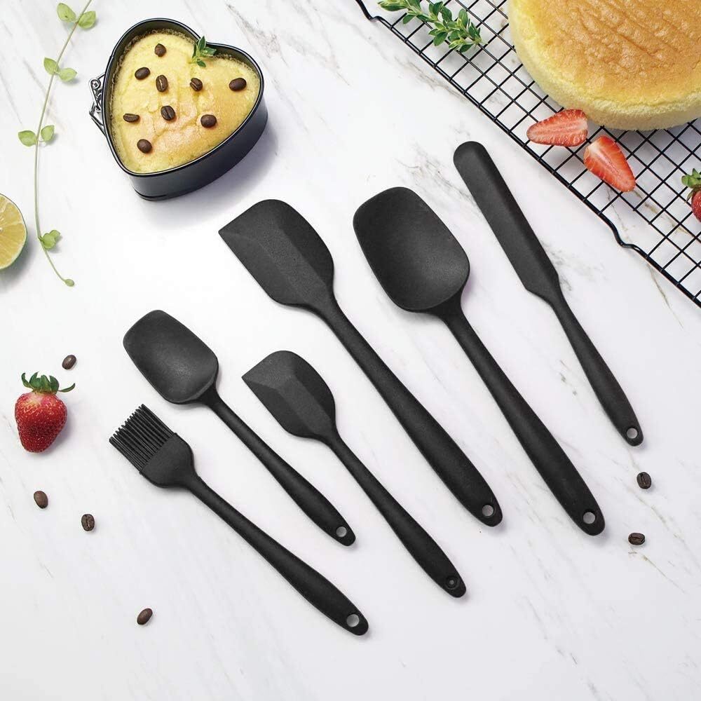 6PC Silicone Kitchen Cooking Utensil Set Cookware Spatula Spoon Tools