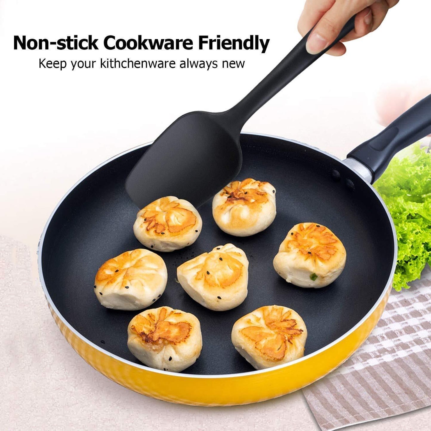 6PC Silicone Kitchen Cooking Utensil Set Cookware Spatula Spoon Tools