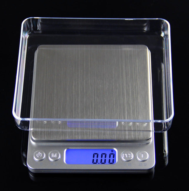 0.01g Digital Precision Platform Scale Stainless Steel 500g