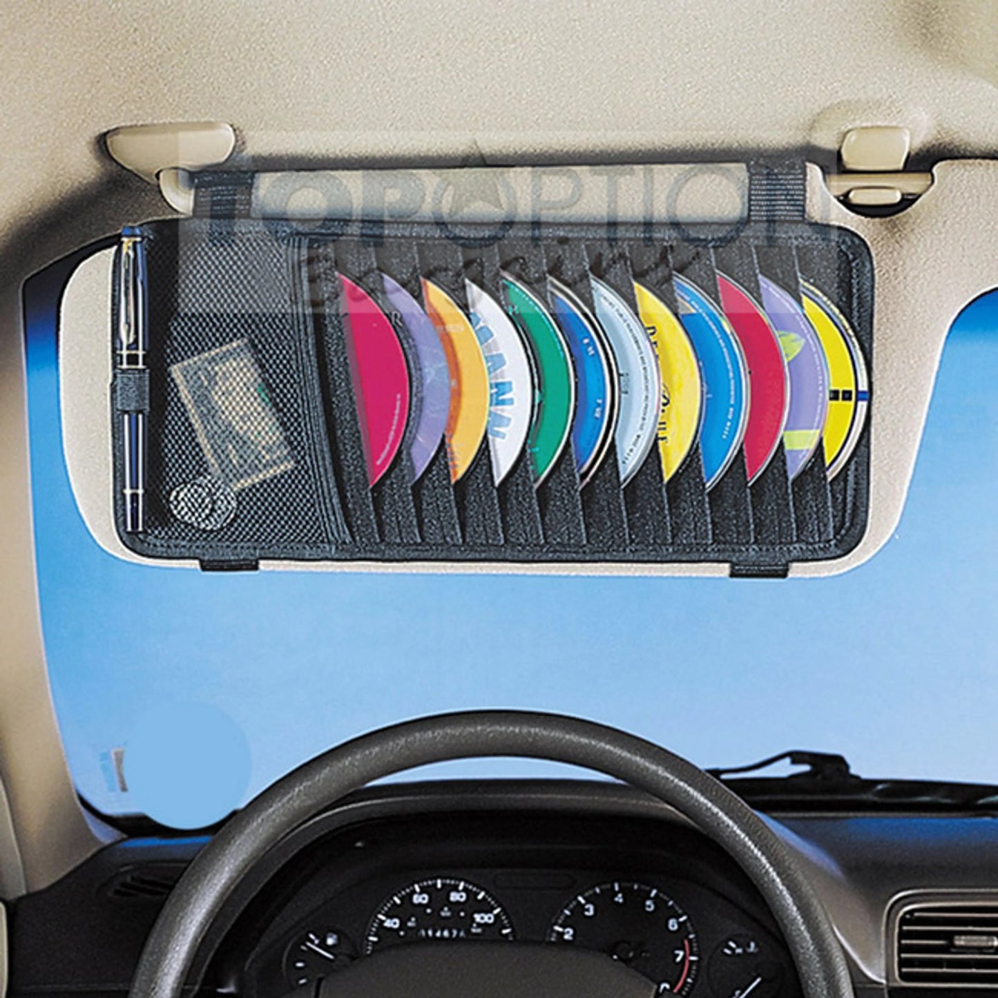Auto Car 12 CD / DVD Visor Storage Organizer