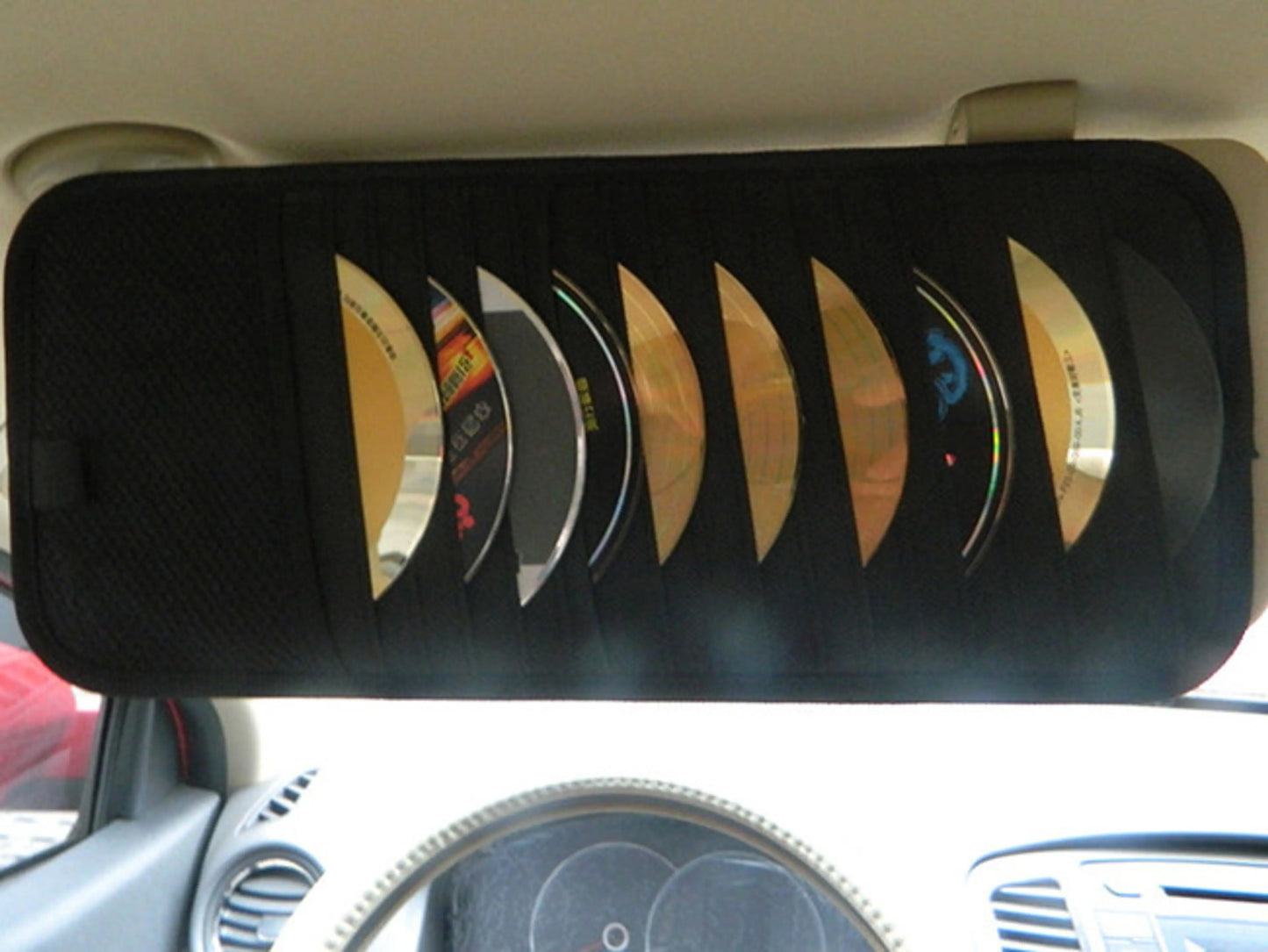Auto Car 12 CD / DVD Visor Storage Organizer