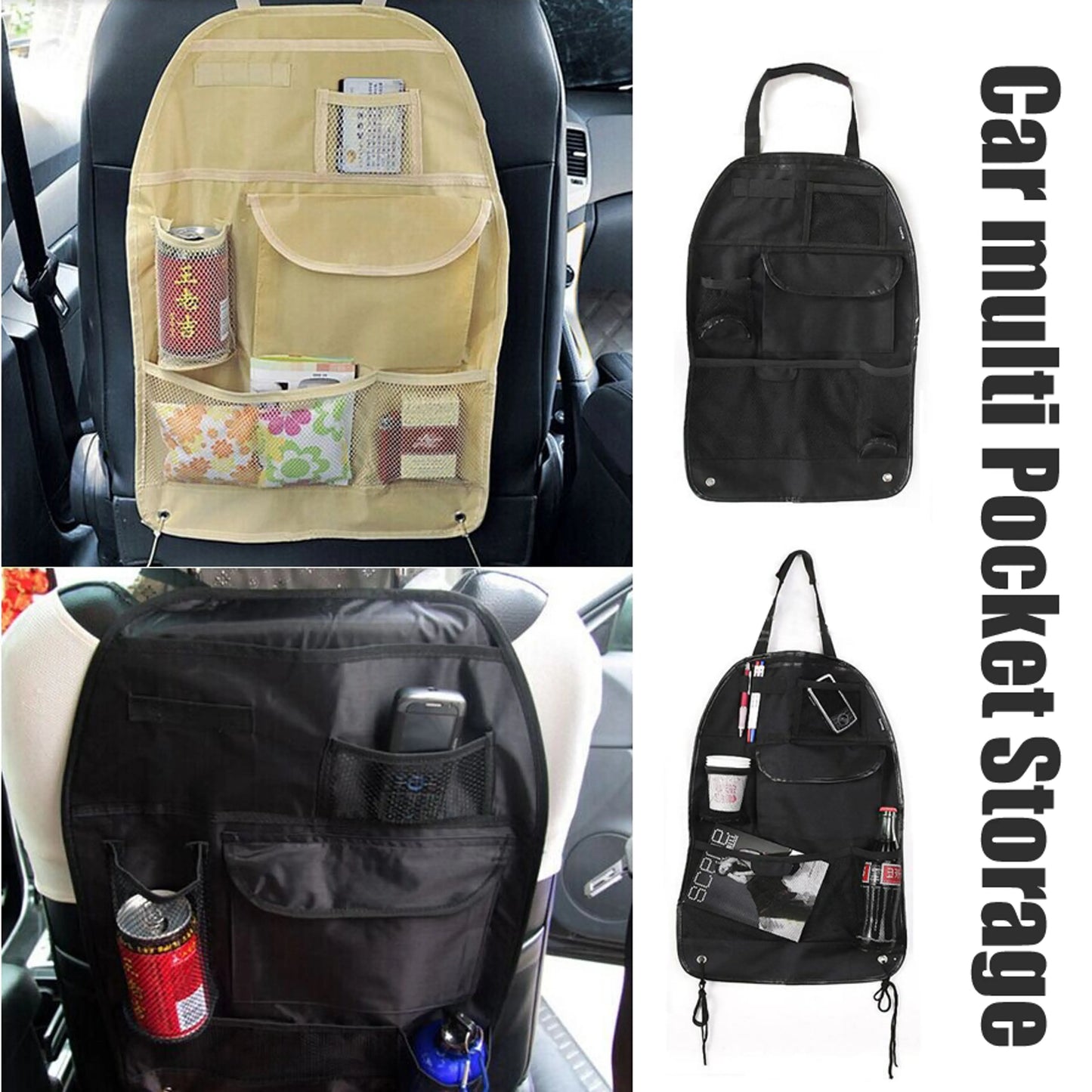Car Back Seat Organizer Holder Bag