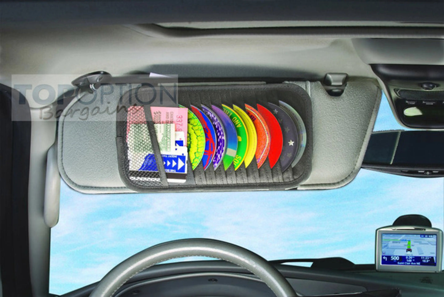 Auto Car 12 CD / DVD Visor Storage Organizer