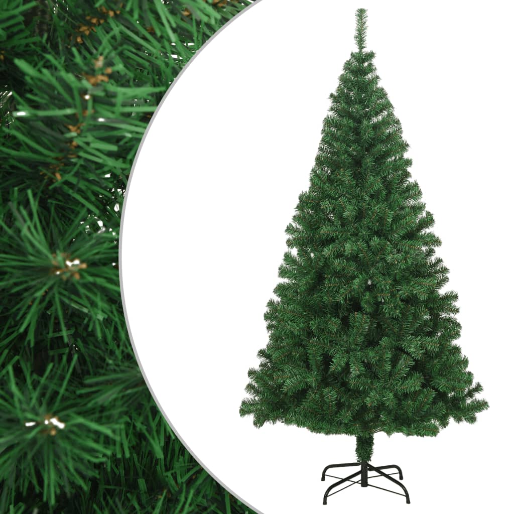 2.4m Lush Traditional Green Christmas Tree 1200 Tips