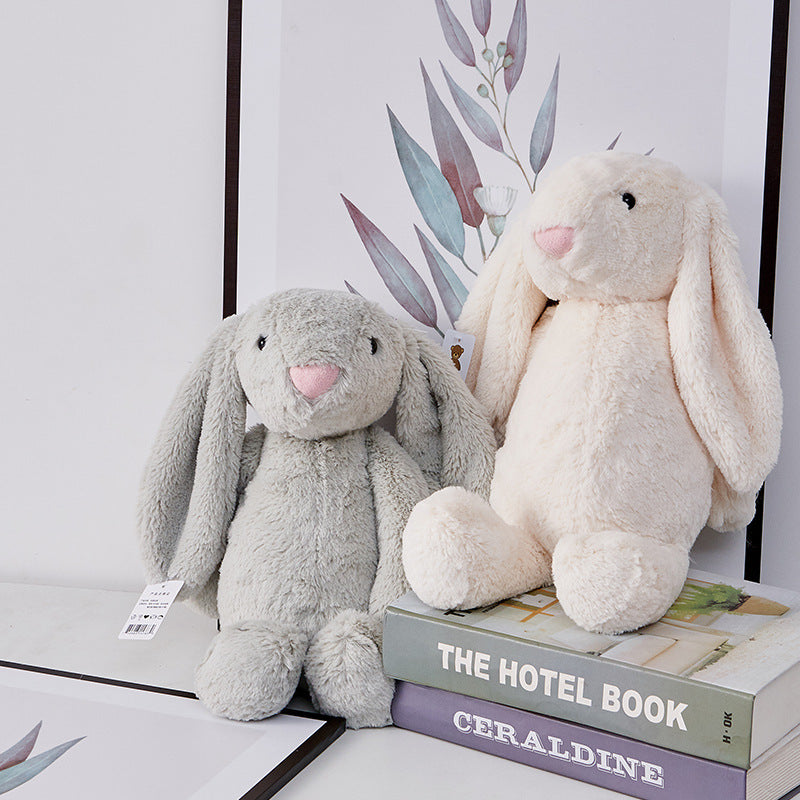 Soft Plush Bunny Toy Cute Cuddly Stuffed Animal Gift (White)