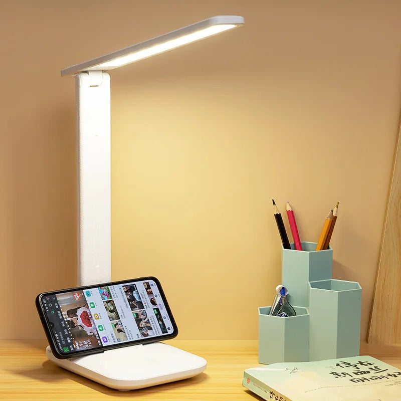 LED Eye-Protecting Desk Lamp Touch Control Dimmable Office Table Reading Light