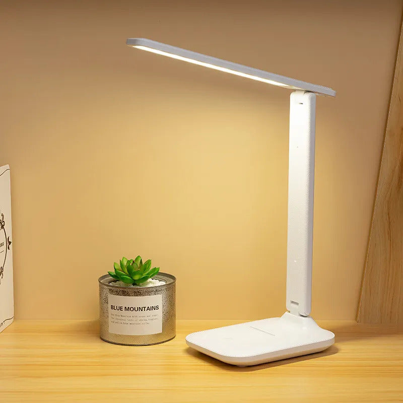 LED Eye-Protecting Desk Lamp Touch Control Dimmable Office Table Reading Light