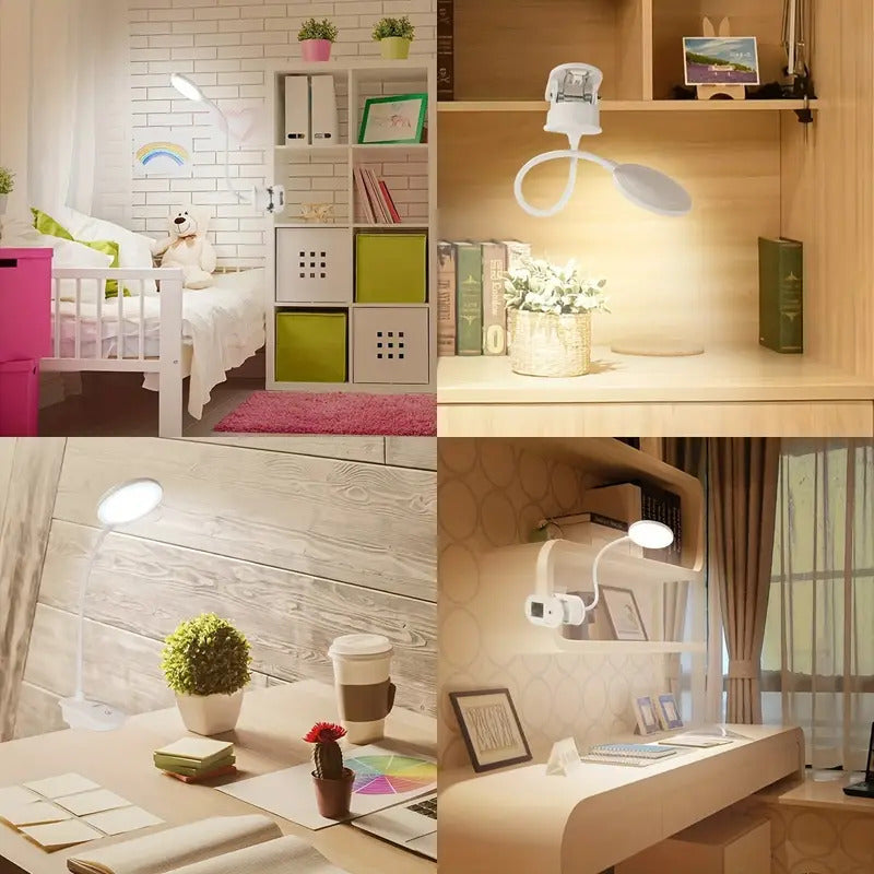 Flexi 360 Adjustable LED Desk Lamp Rechargeable Portable Eye-Protection Light