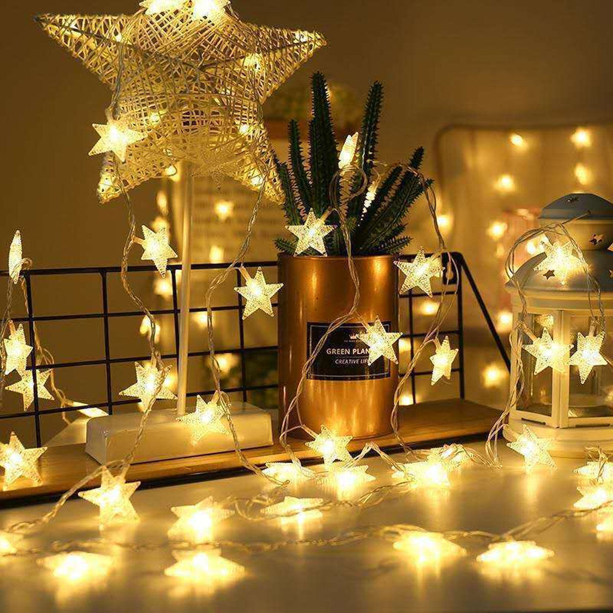 20 Star Lights LED String Light Home Garden Decorations (3m, 20LED)