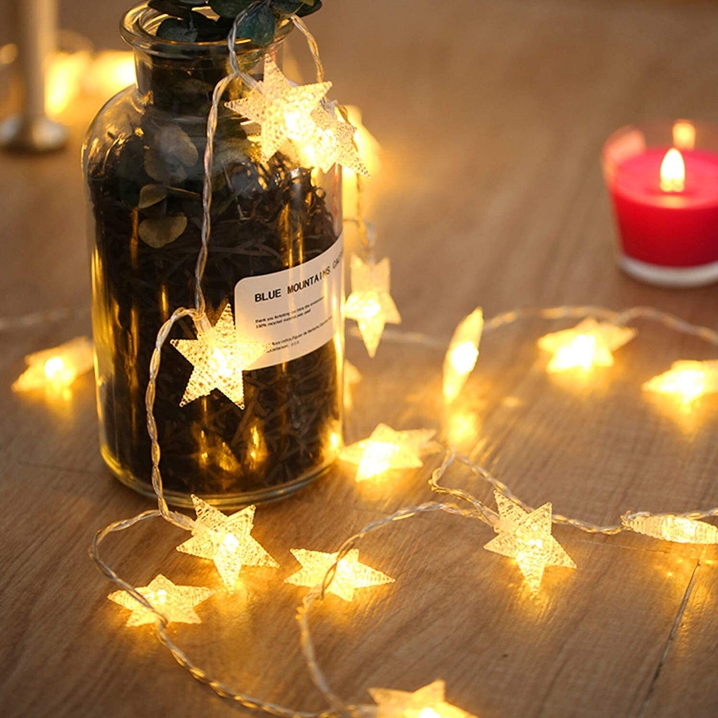 20 Star Lights LED String Light Home Garden Decorations (3m, 20LED)