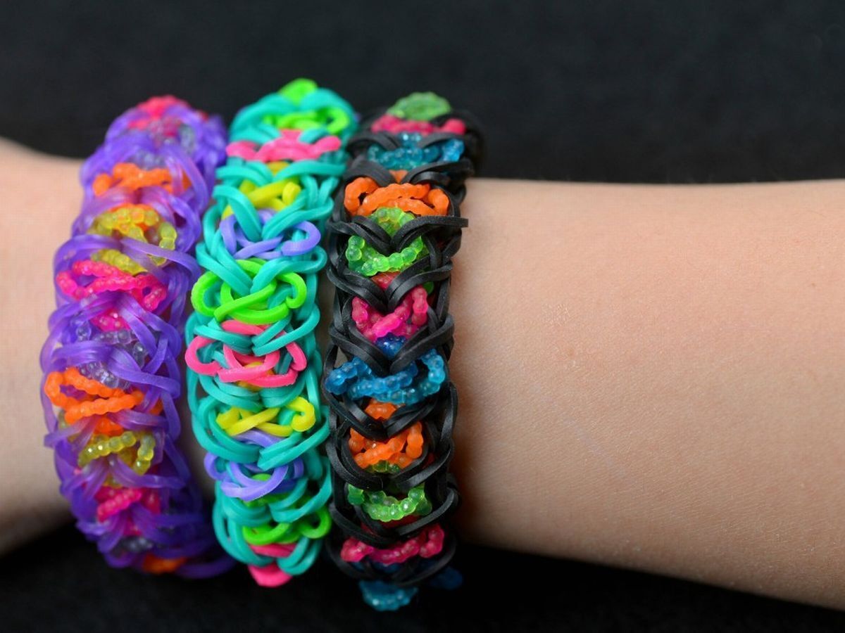 1500 PC Rainbow Loom Rubber Bands and 32-Grid Accessories Kit DIY Crafts