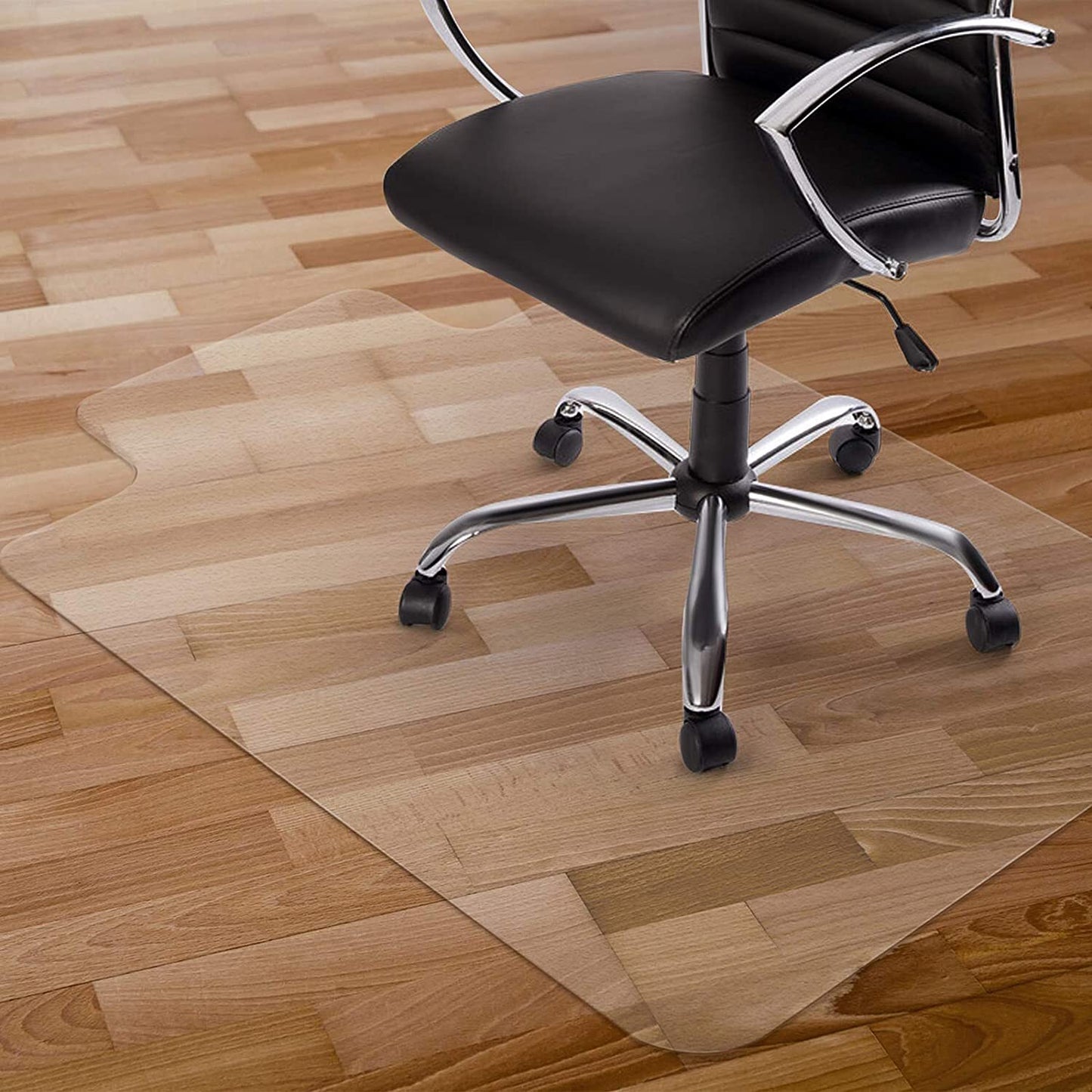 Clear PVC Protective Chair Mat Home Office Room Carpet Floor Protector (Large 120cm)