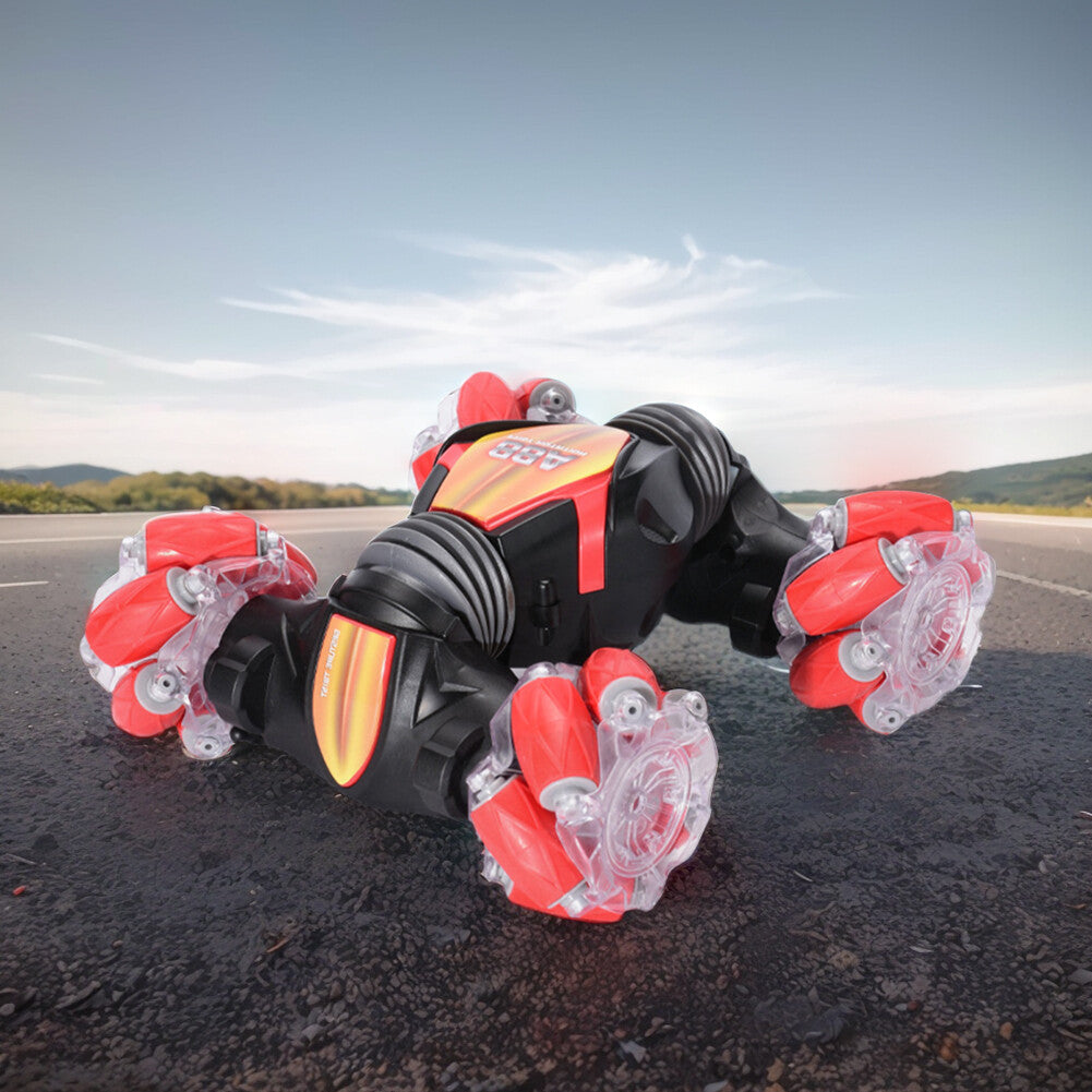 LED Hand Gesture Remote Control Twister Stunt Car (Red)