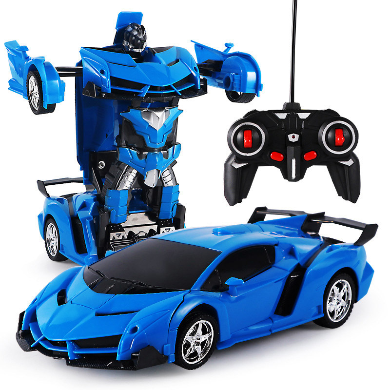 blue robot transformer