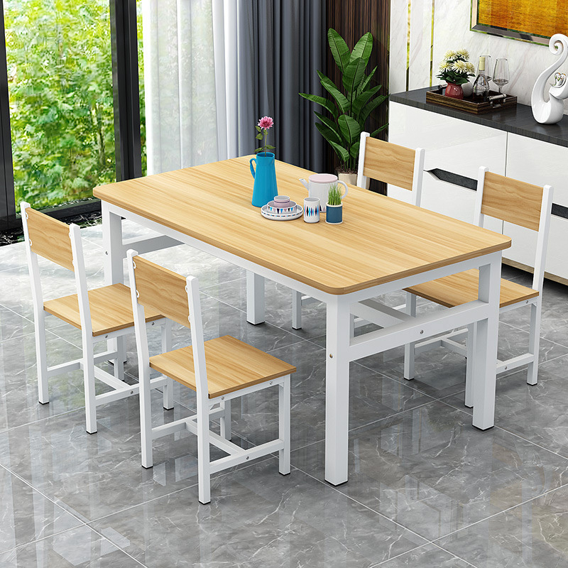 Bliss Large Wood & Steel Dining Table