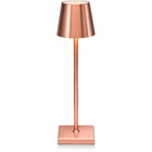 Luxury Designer LED Metal Tall Table Lamp Cordless Touch Sensor Night Light (Rose Gold)