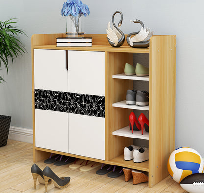 Avenue Deluxe Contemporary Wooden Shoe Storage Cabinet - Dshop.com.au