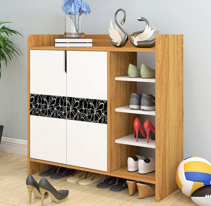 Avenue Deluxe Contemporary Wooden Shoe Storage Cabinet - Dshop.com.au