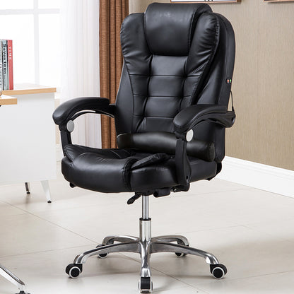 Apex Deluxe Executive Reclining Office Chair (Black) - Dshop.com.au