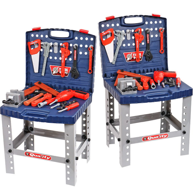 Tool Box Chair Workshop Playset Kids Toy Set - Dshop.com.au