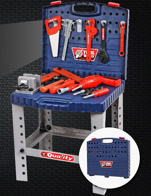 Tool Box Chair Workshop Playset Kids Toy Set - Dshop.com.au