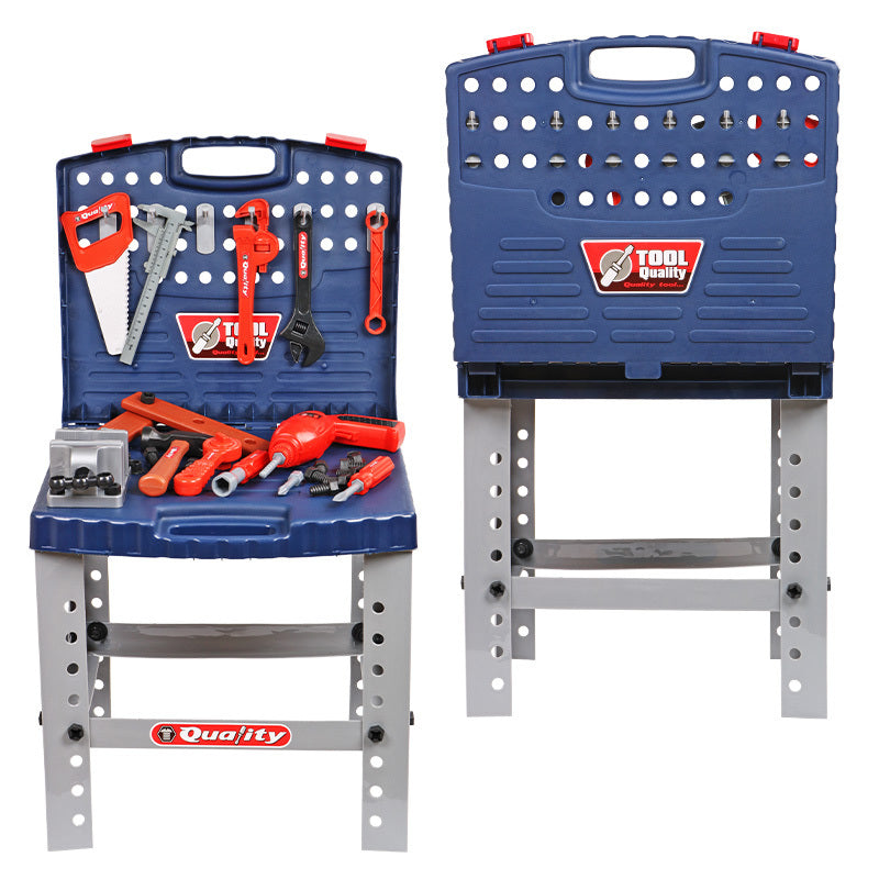 Tool Box Chair Workshop Playset Kids Toy Set - Dshop.com.au