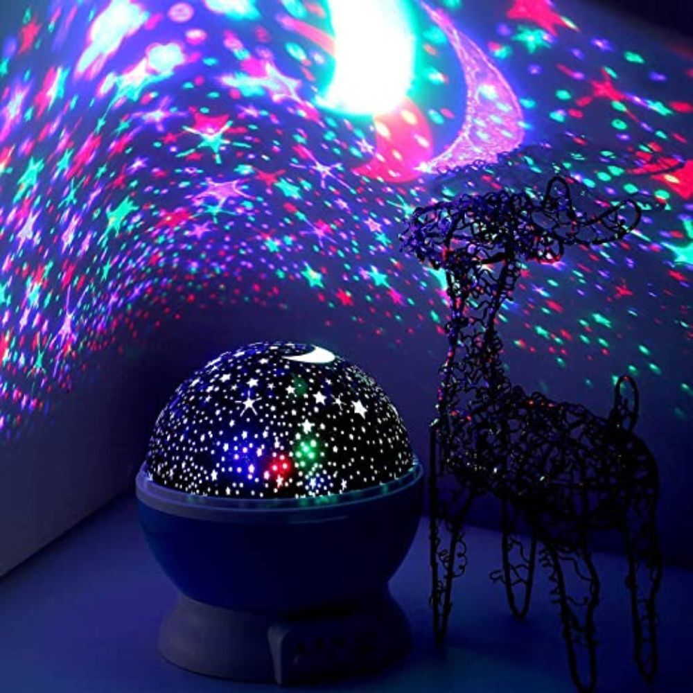 Star Projector Night Light Starry Sky Constellation Projection Lamp (Blue) - Dshop.com.au