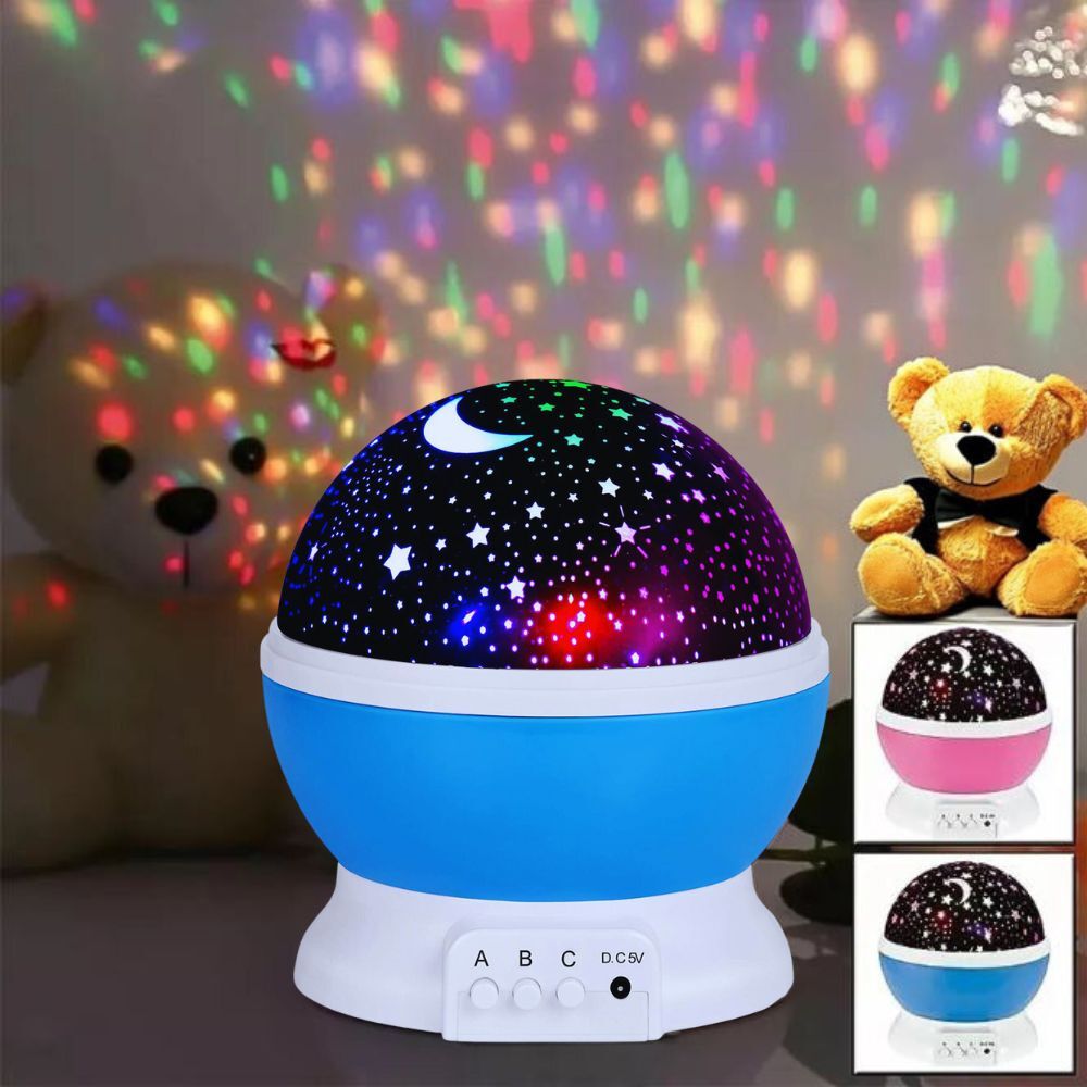 Star Projector Night Light Starry Sky Constellation Projection Lamp (Blue) - Dshop.com.au