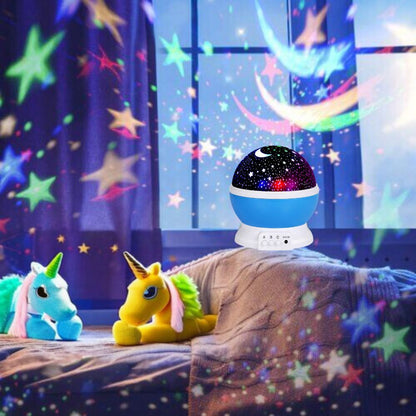 Star Projector Night Light Starry Sky Constellation Projection Lamp (Blue) - Dshop.com.au