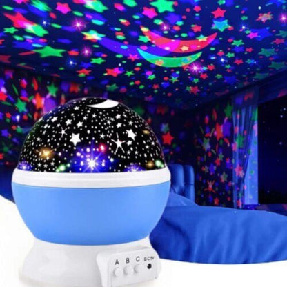 Star Projector Night Light Starry Sky Constellation Projection Lamp (Blue) - Dshop.com.au