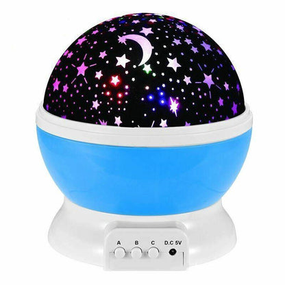 Star Projector Night Light Starry Sky Constellation Projection Lamp (Blue) - Dshop.com.au