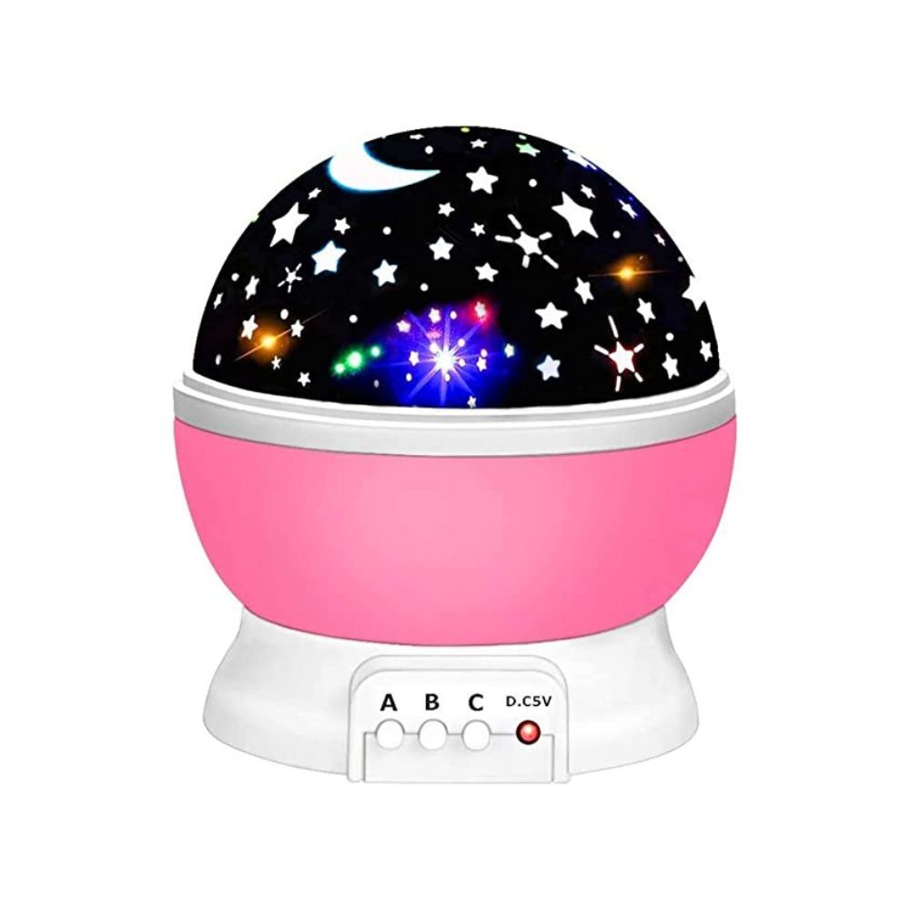 Star Projector Night Light Starry Sky Constellation Projection Lamp (Pink) - Dshop.com.au