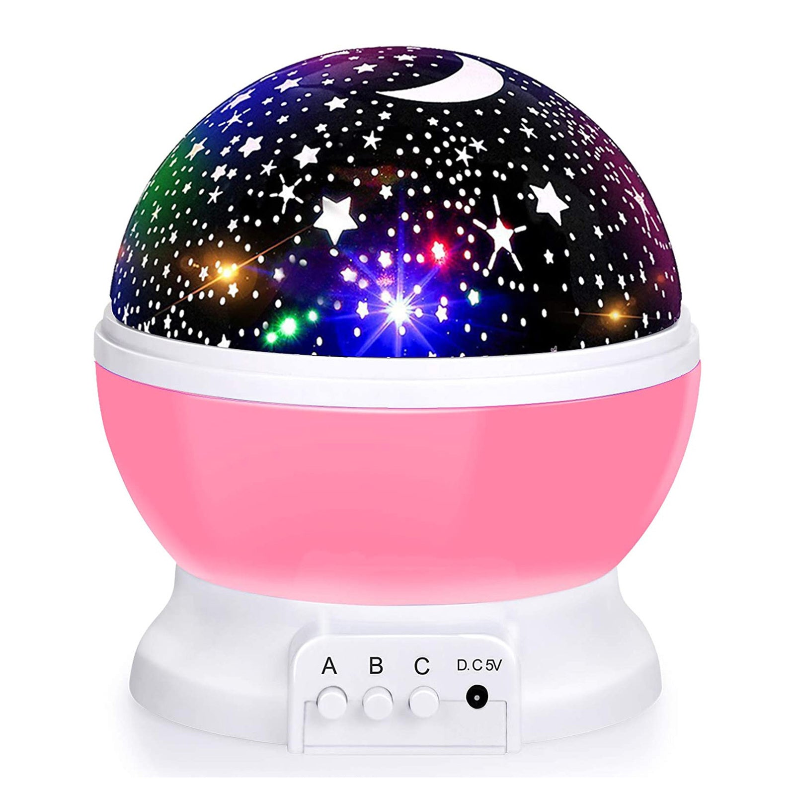 Star Projector Night Light Starry Sky Constellation Projection Lamp (Pink) - Dshop.com.au