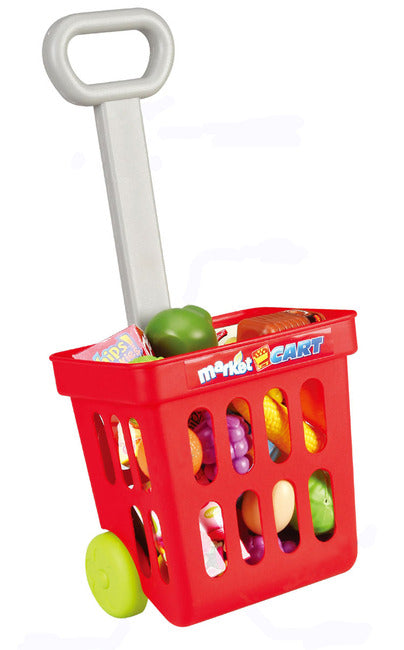 Deluxe Supermarket Toy Set with Shopping Cart Trolley & Accessories - Dshop.com.au