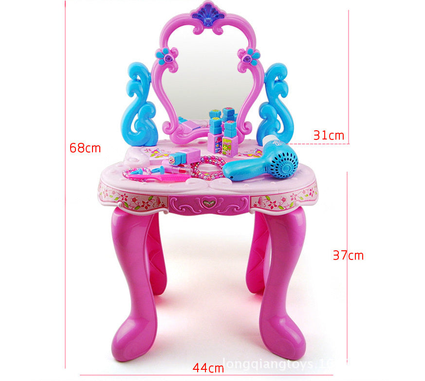 Beauty Dresser Make Up Vanity Table Play Set with Music and Light - Dshop.com.au