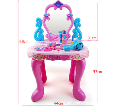 Beauty Dresser Make Up Vanity Table Play Set with Music and Light - Dshop.com.au