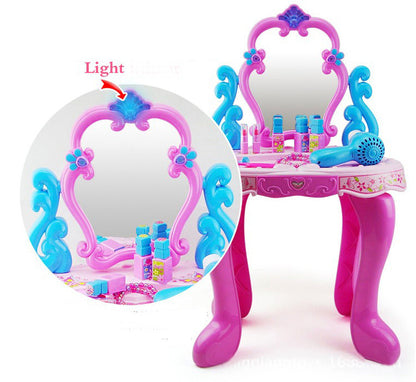 Beauty Dresser Make Up Vanity Table Play Set with Music and Light - Dshop.com.au