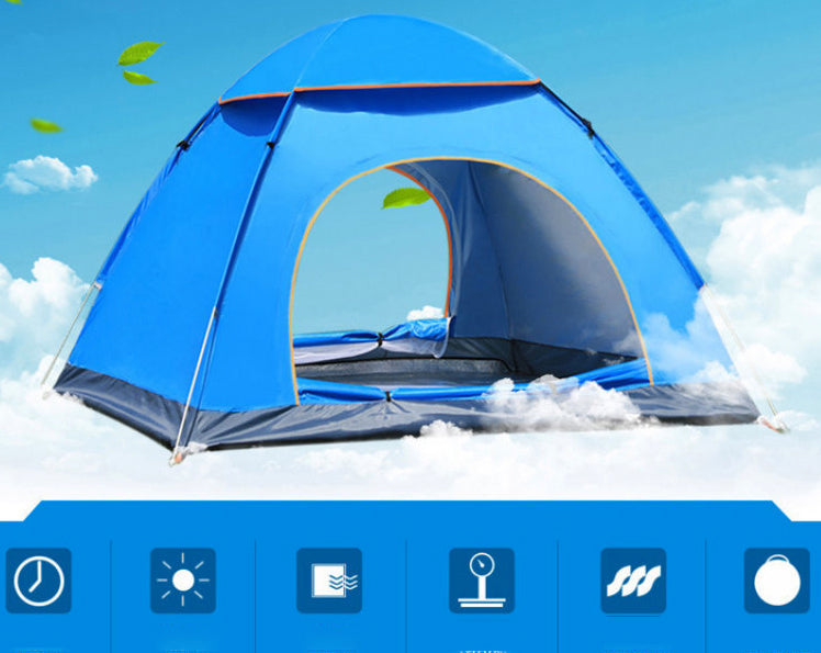 Instant Pop Up 2-3 Person Camping Tent - Dshop.com.au