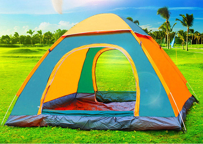 Instant Pop Up 3-4 Person Camping Tent - Large - Dshop.com.au