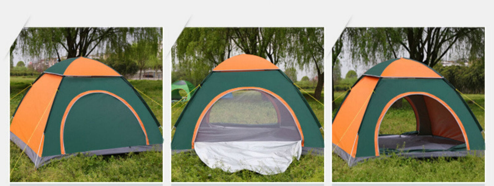 Instant Pop Up 3-4 Person Camping Tent - Large - Dshop.com.au