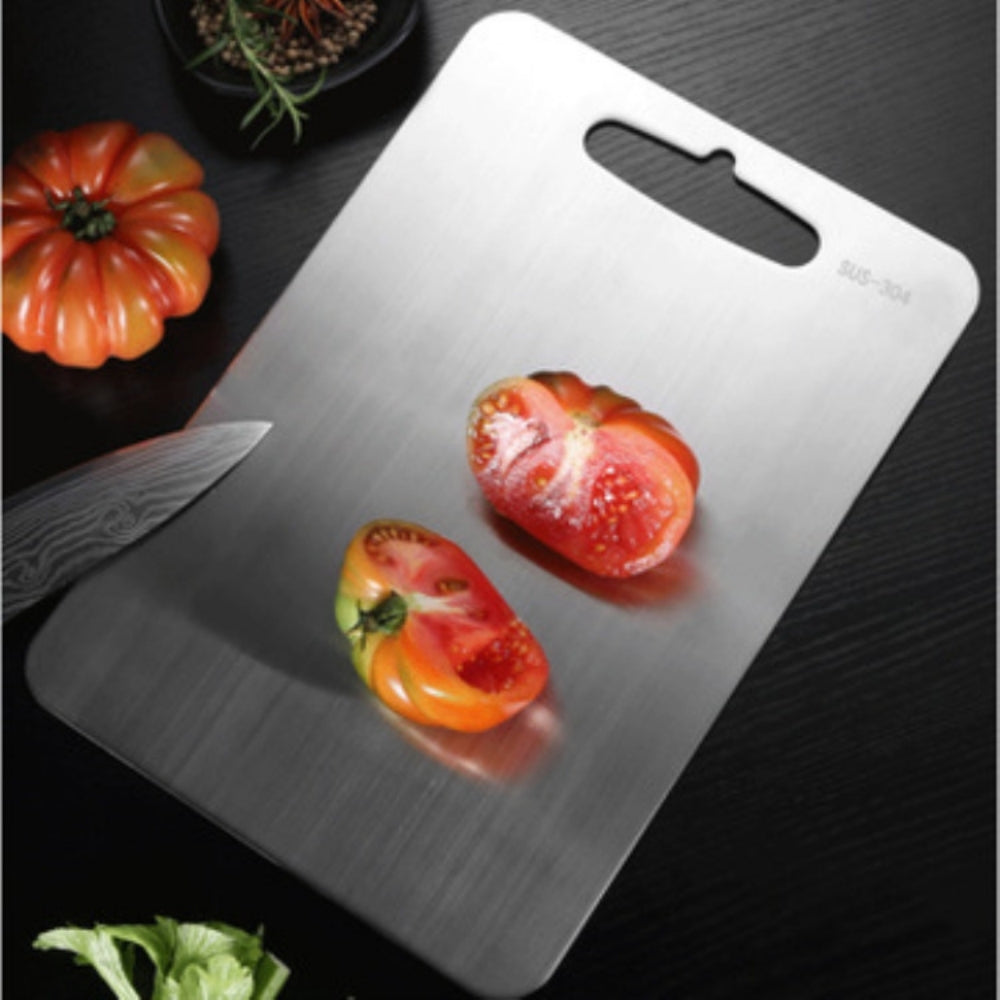 Ultra Slim Stainless Steel Cutting Chopping Board - Dshop.com.au