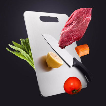 Ultra Slim Stainless Steel Cutting Chopping Board - Dshop.com.au