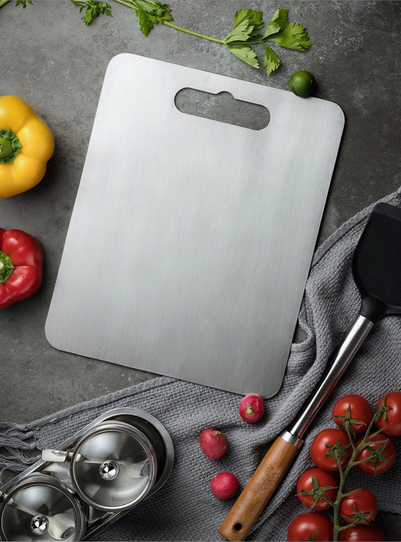 Ultra Slim Stainless Steel Cutting Chopping Board - Dshop.com.au